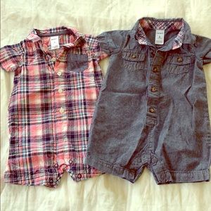 One piece shorts outfits